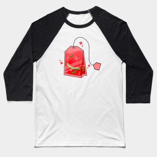 Watermelon Tea Bag Baseball T-Shirt